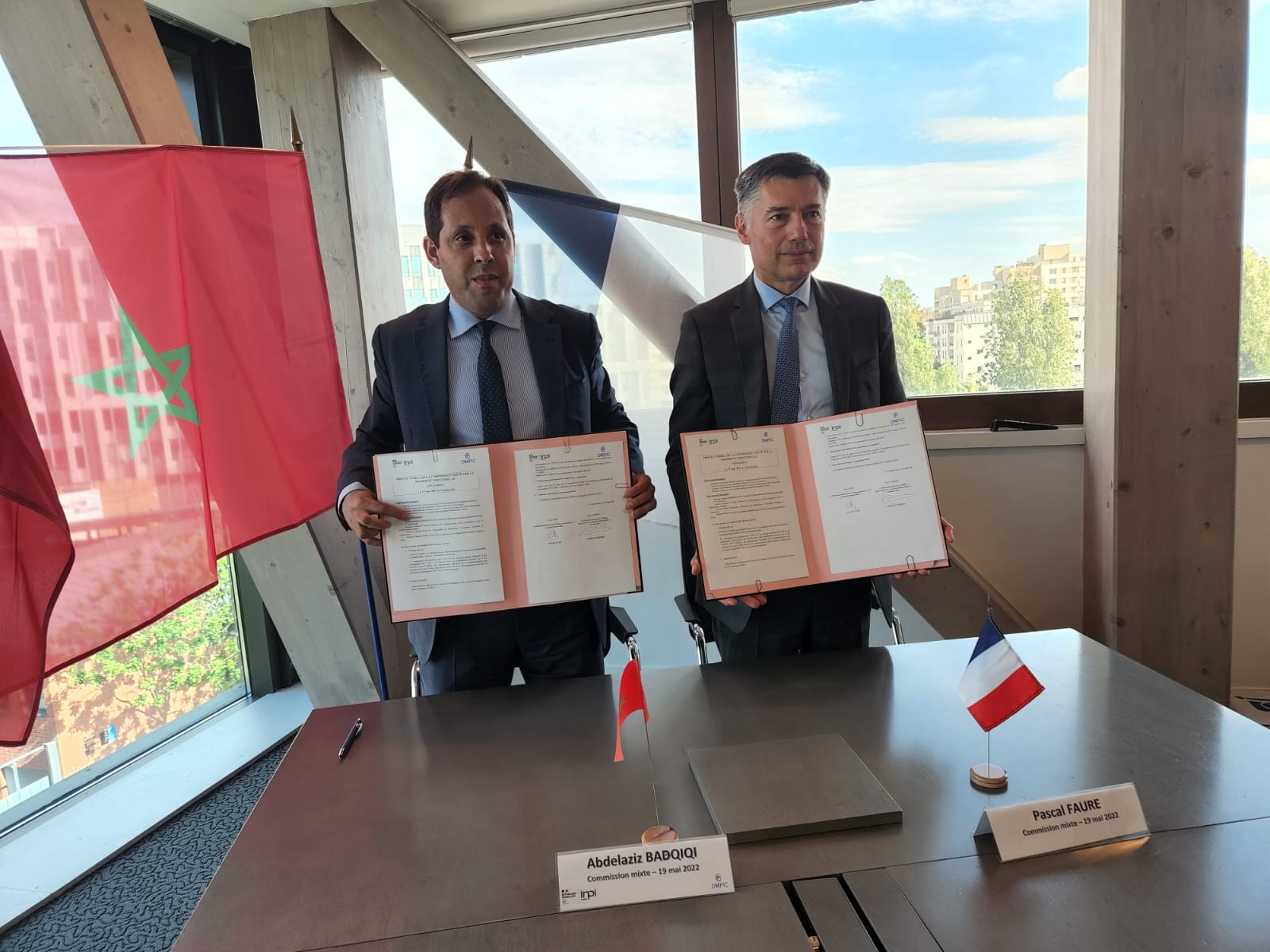 التعاون المغربي الفرنسي في مجال الملكية الصناعية والتجارية