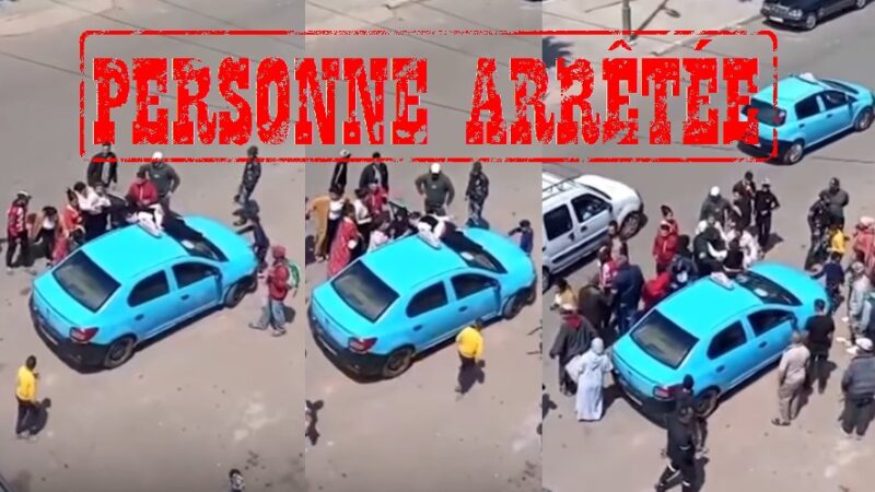 سيدة بسطات يشتبه في تورطها بإلحاق أضرار بسيارة الأجرة