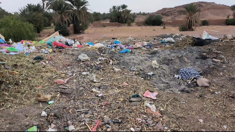 تفاقم مشكل الأزبال والنفايات بجماعة تارميكت وسط غياب تام لخدمات الجماعة