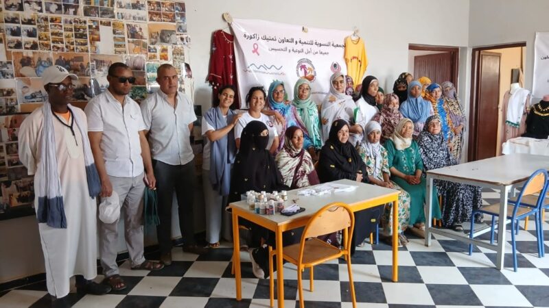 الجمعية النسوية بتمتيك تختتم امتحانات تكوين النساء في الفصالة والخياطة بشراكة مع التعاون الوطني