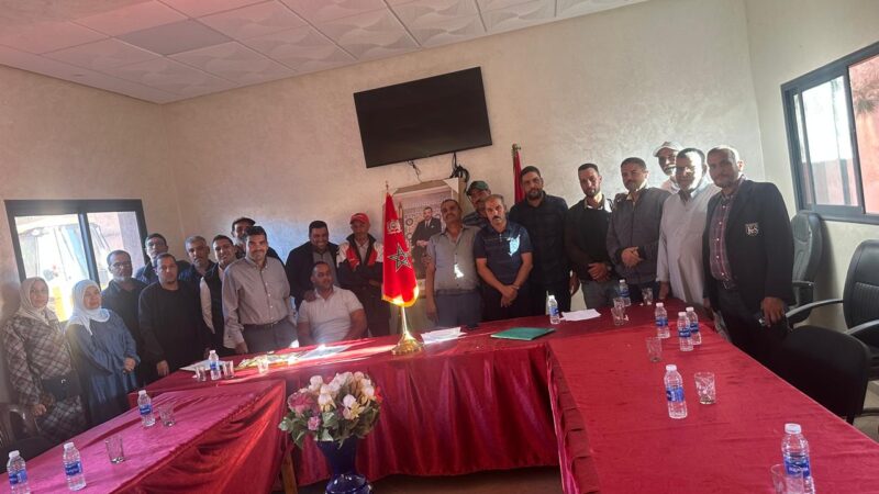 تجديد مكتب الفضاء الجمعوي لجماعة ايت سيدي داود.