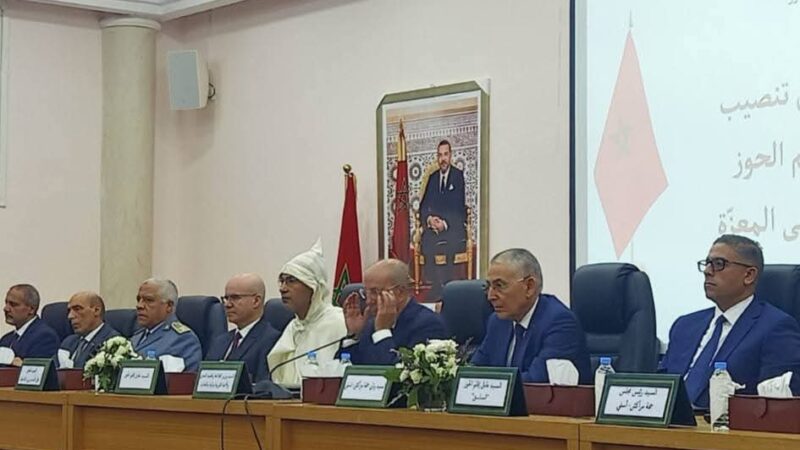 وزير الفلاحة يشرف على تنصيب مصطفى المعزة عاملا على اقليم الحوز