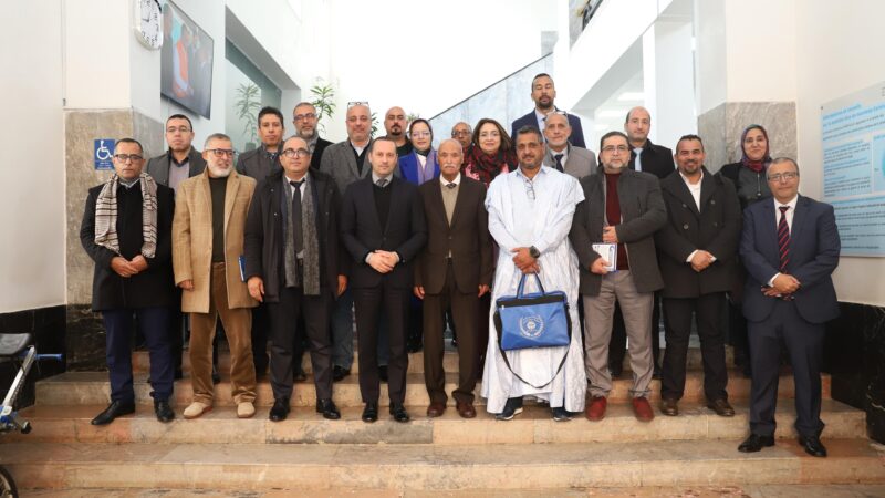 في لقاء الجامعة الوطنية للصحة (إ م ش) مع السيد وزير الصحة والحماية الاجتماعية