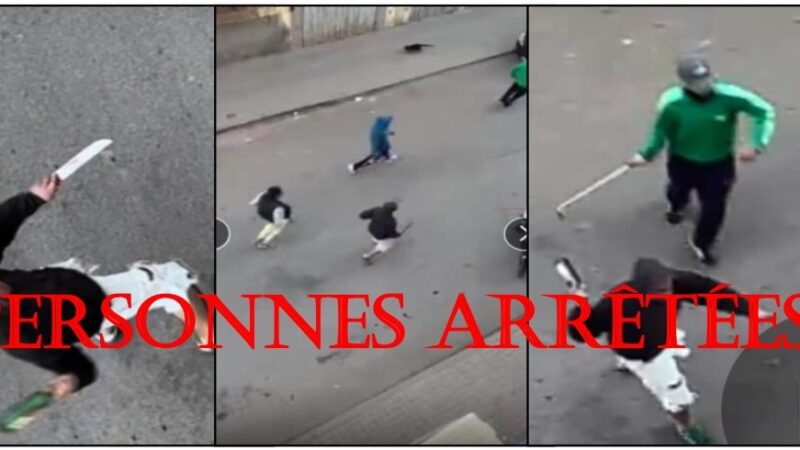 مصالح ولاية الامن بسطات توقف اشخاصا تبادلوا العنف باستعمال أسلحة بيضاء بالشارع العام..