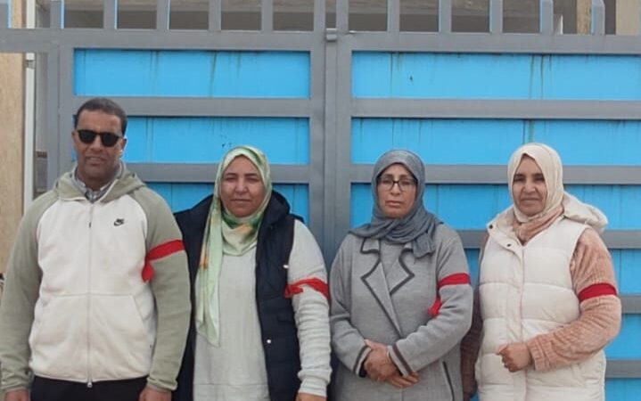 استمرار الحركة الاحتجاجية لعمال وأطر المركز الاجتماعي بوادي زم عمال المحرومون من أجورهم تعسفا