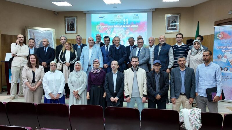 محمد الدرويش رئيس مؤسسة فكر للتنمية والثقافة والعلوم في افتتاح ندوة: العلاقات المغربية البرتغالية بعيون اكاديمية