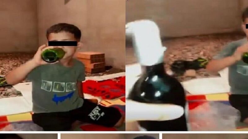 قضية الطفل والخمر ومتابعة ثلاثة أشقاء بأربعة تهم..